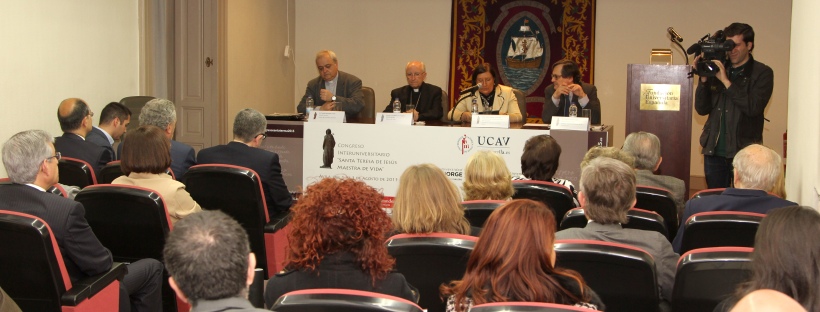 Conferencias de presentación del Congreso Interuniversitario "Santa Teresa de Jesús, Maestra de Vida", el 15 de abril, en Madrid. #CongresoSantaTeresa2015